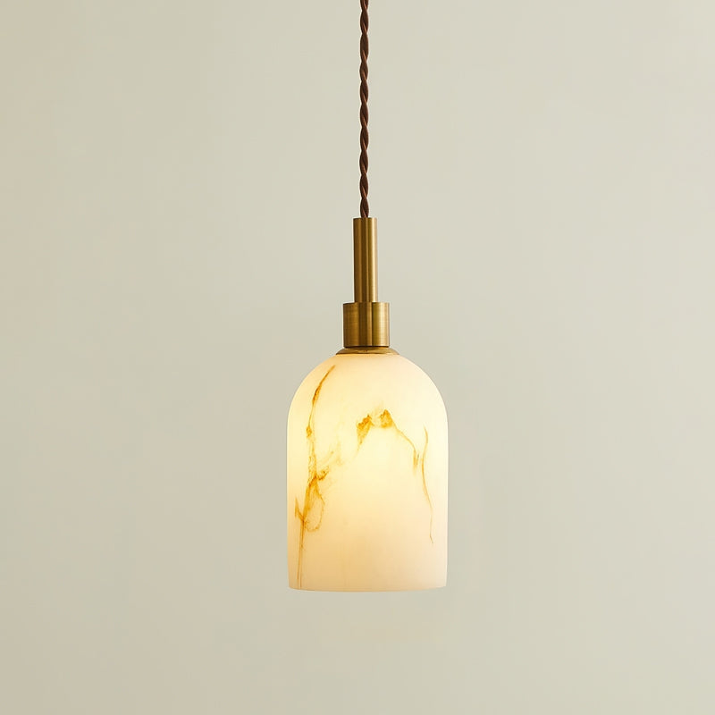 Cireva | Stone and Resin Pendant Light for Refined Kitchen Illumination
