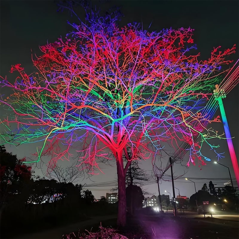Orluna | RGB LED Outdoor Spotlight for Vibrant Garden Lighting
