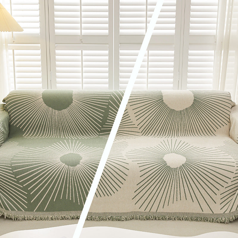 NORDIC LINES Chenille Sofa Cover | Anti-Scratching Pet Friendly Sofa Protection