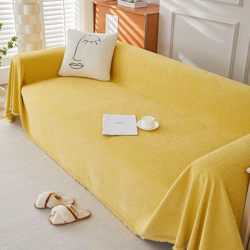 PawWeave Herringbone Sofa Cover | Durable, Stylish & Pet-Friendly Furniture Protector - Styyler