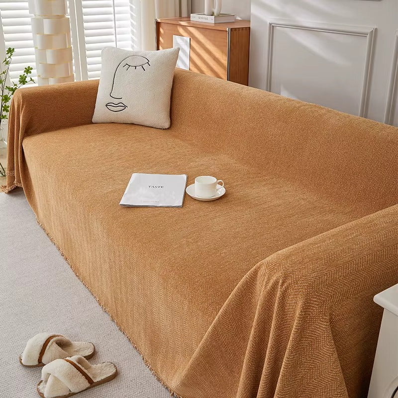 PawWeave Herringbone Sofa Cover | Durable, Stylish & Pet-Friendly Furniture Protector - Styyler