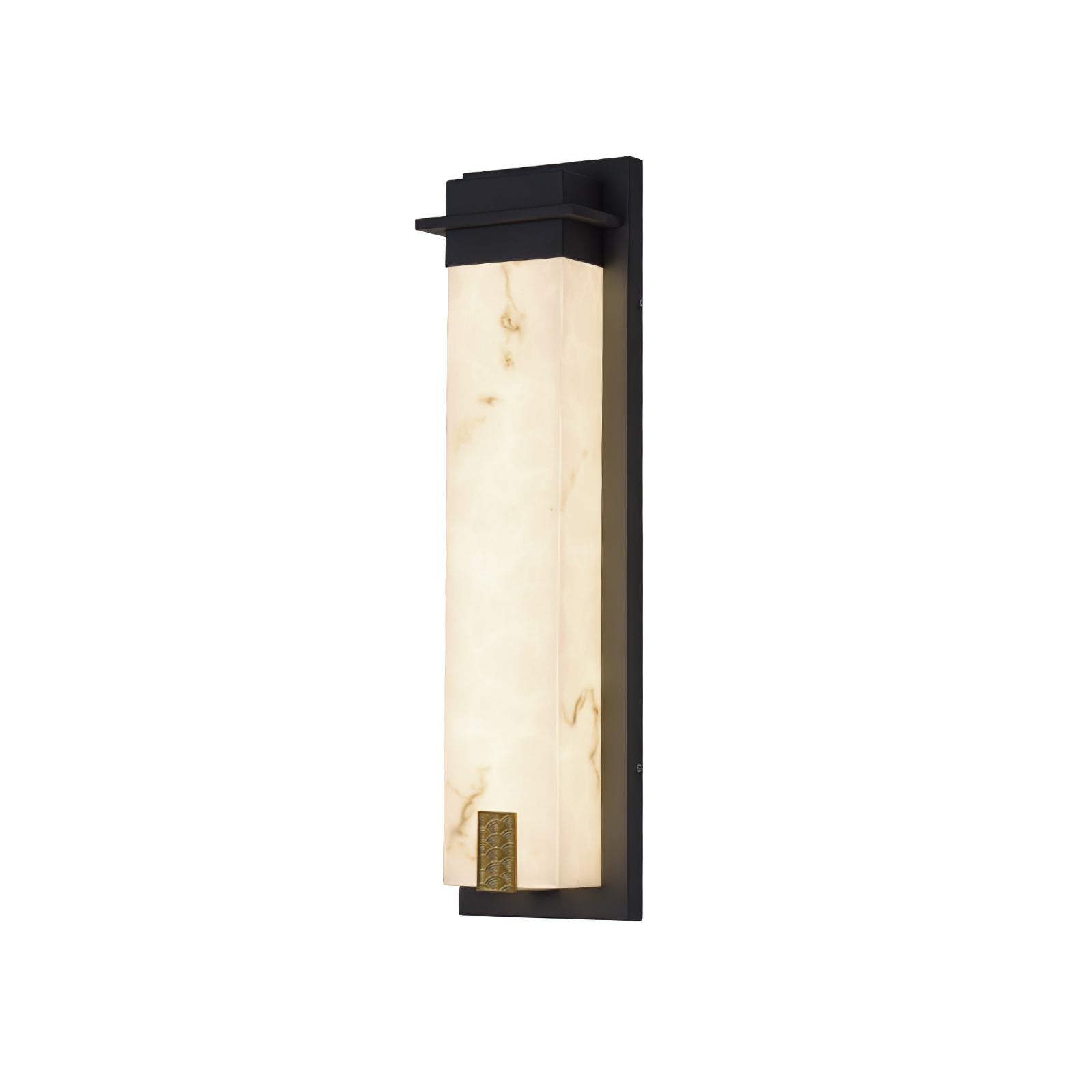 AlabasterGlow | Durable Elegant Outdoor Wall Lantern for Gardens 11