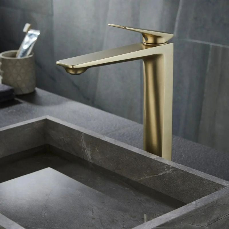 Arvex | Brass Bathroom Faucet with Adjustable Height and Dual Pipes
