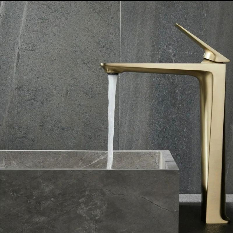 Arvex | Brass Bathroom Faucet with Adjustable Height and Dual Pipes