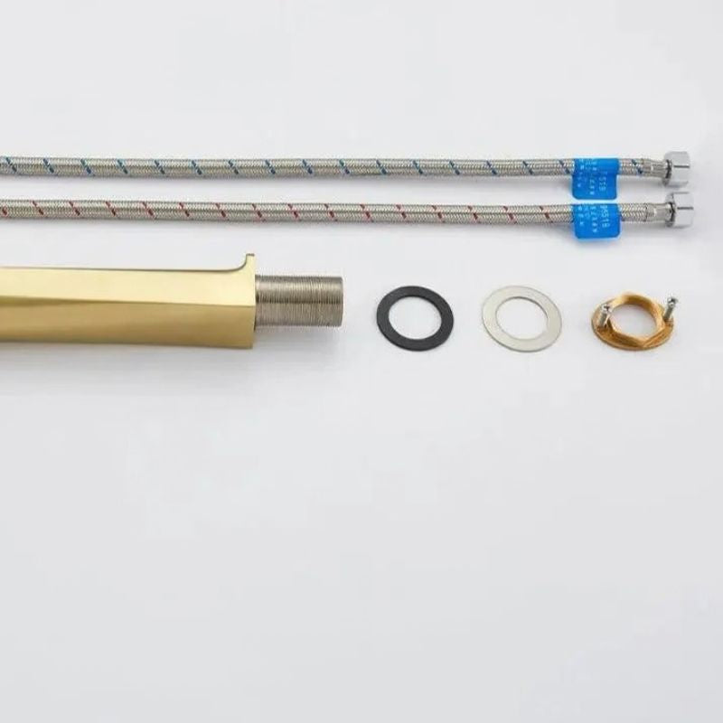 Arvex | Brass Bathroom Faucet with Adjustable Height and Dual Pipes