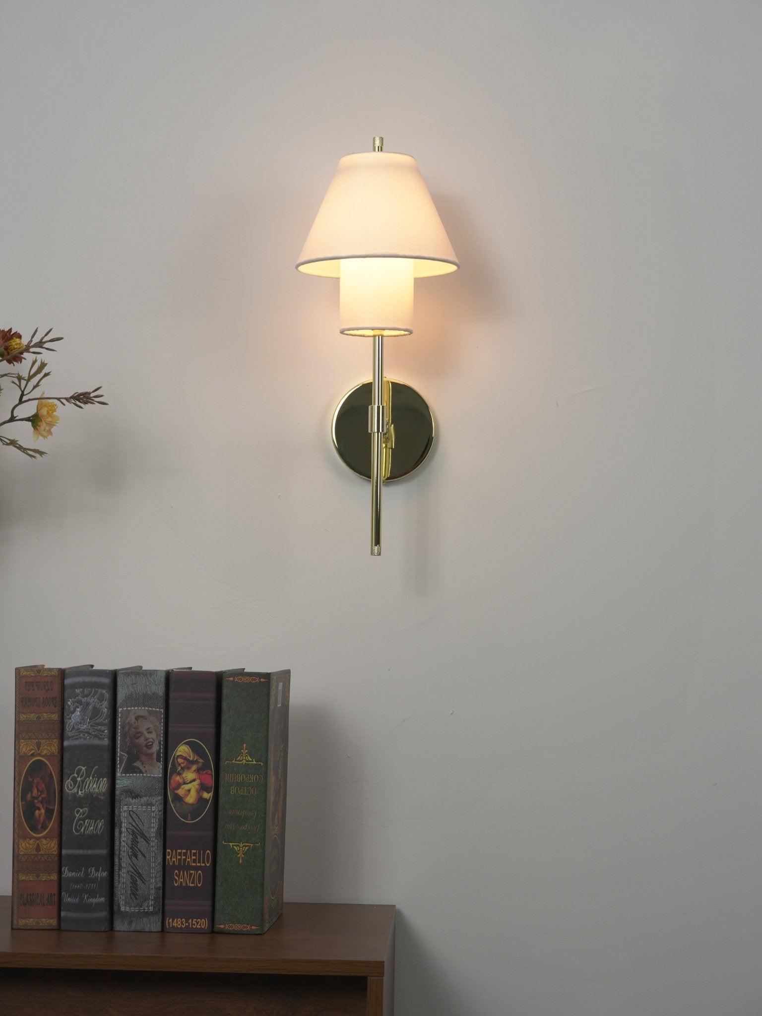 Aveline | Elegant Modern Fabric Wall Sconce Light Fixture for Indoor Use 6