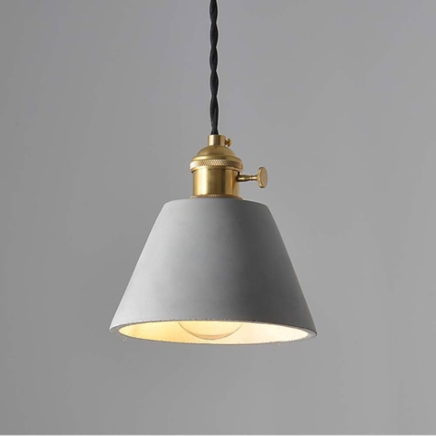 Betona Vintage Style Cemented Pendant Light - Styyler