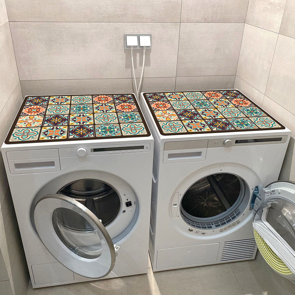 BohoShield | Modern Anti-Slip Washing Machine Mat for Appliance Protection 1