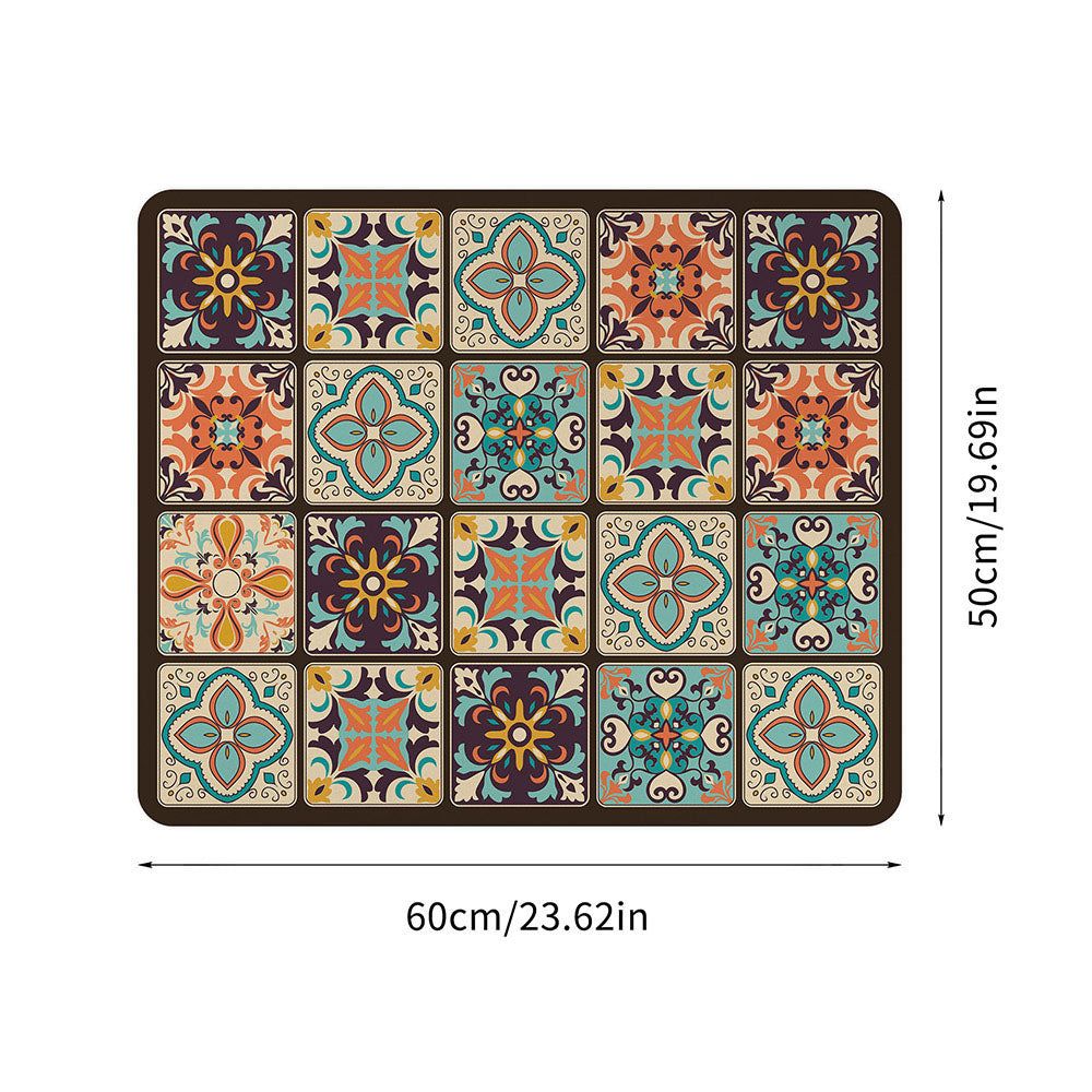 BohoShield | Modern Anti-Slip Washing Machine Mat for Appliance Protection 3