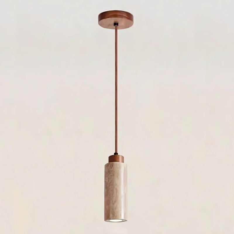 Brivora | Modern Travertine Pendant Light for Warm Ambient Lighting