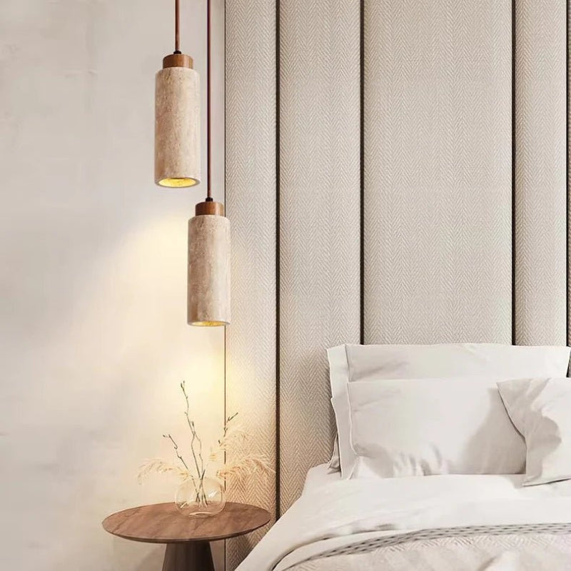 Brivora | Modern Travertine Pendant Light for Warm Ambient Lighting