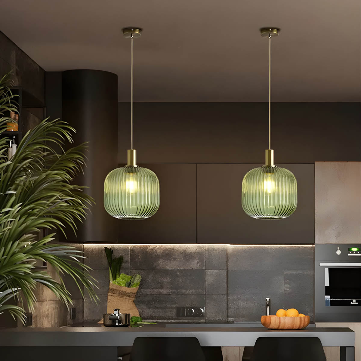 FARO Vintage Pendant Light with Brushed Glass Design | Various Sizes - Styyler