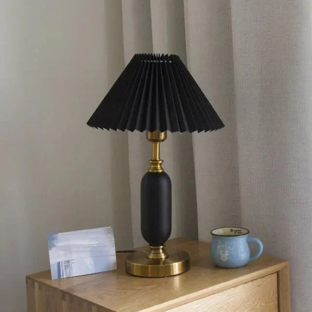 CelestiaGlow | Elegant Vintage Inspired Table Lamp for Bedroom or Living Room 0