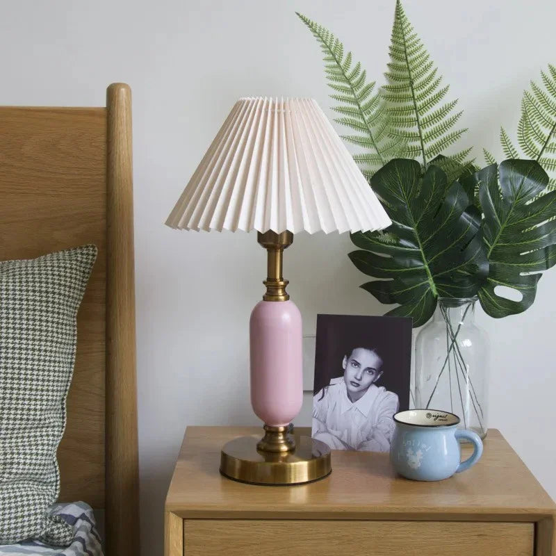 CelestiaGlow | Elegant Vintage Inspired Table Lamp for Bedroom or Living Room 2