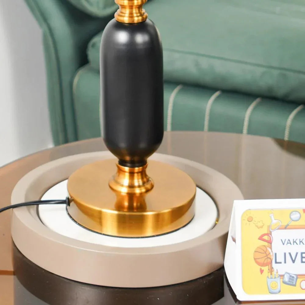 CelestiaGlow | Elegant Vintage Inspired Table Lamp for Bedroom or Living Room 4