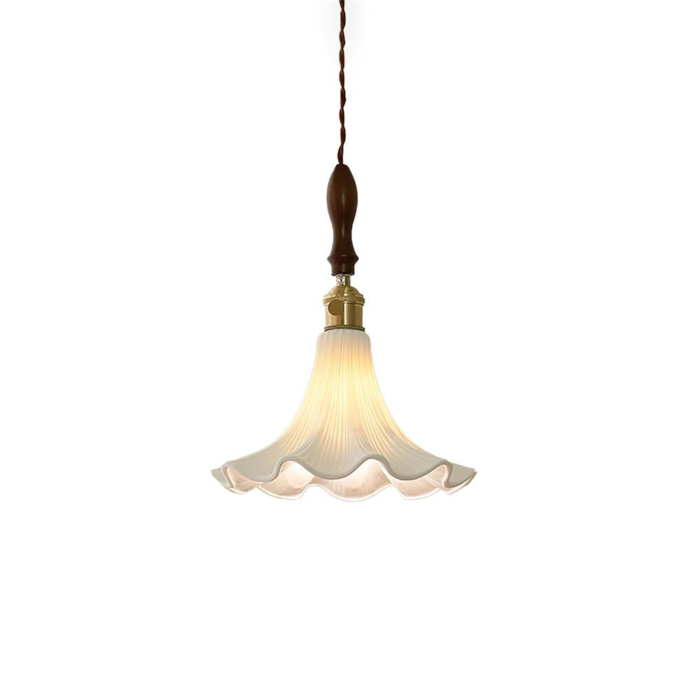 CeramicaBloom | Elegant French Floral Hanging Pendant Light Fixture 3