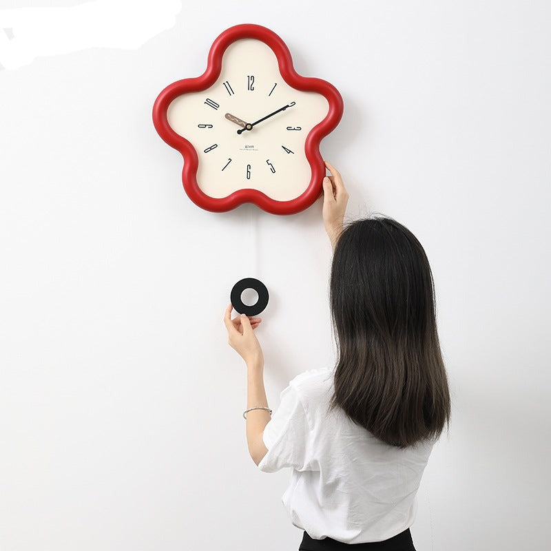 Chronix | Elegant Floral Wall Clock for Timeless Home Décor