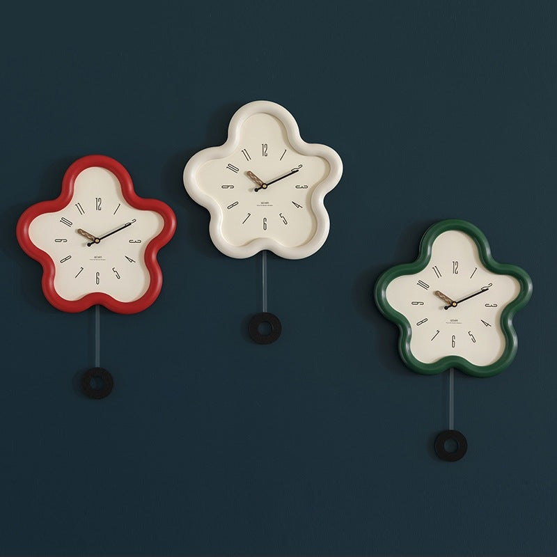 Chronix | Elegant Floral Wall Clock for Timeless Home Décor