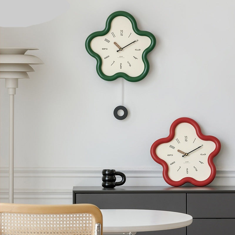 Chronix | Elegant Floral Wall Clock for Timeless Home Décor