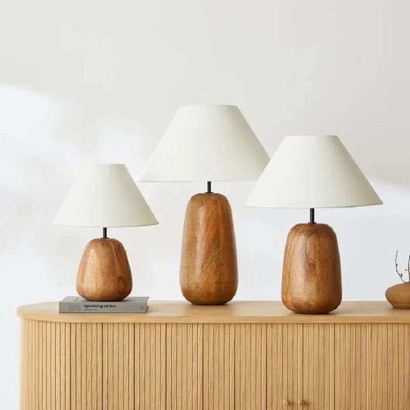 Clairewood | Elegant Retro Minimalist Table Lamp for Bedroom and Desk 2