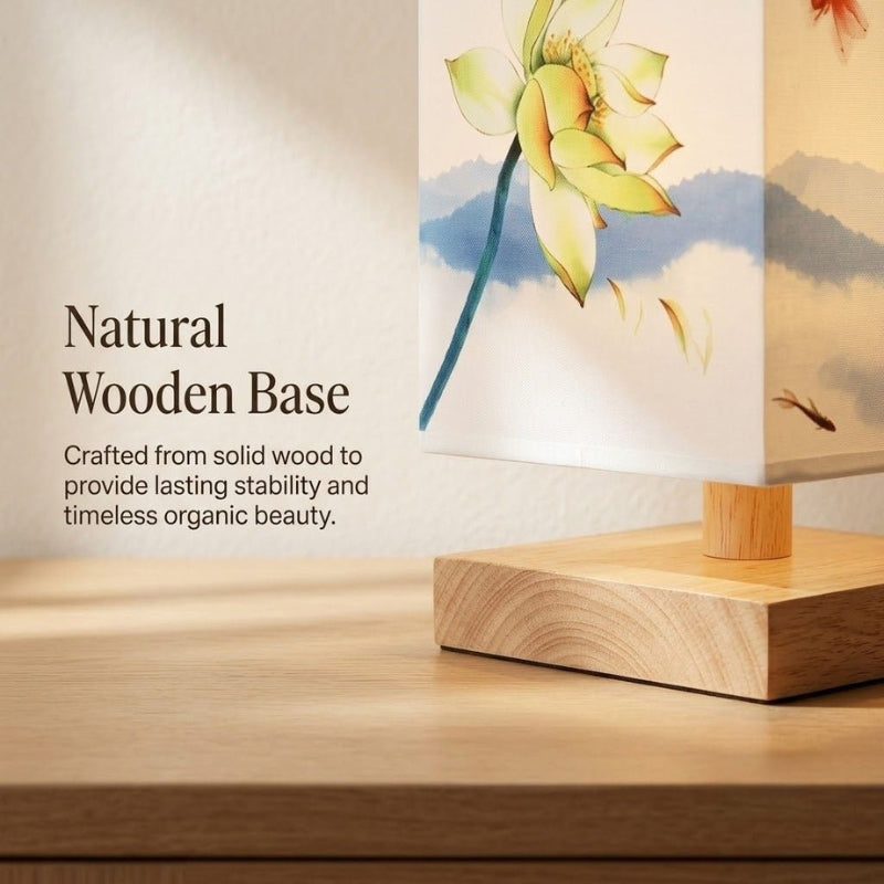Clarova | Elegant Wooden Table Lamp for Soft Ambient Lighting