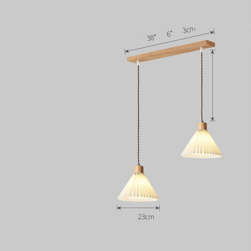 Brooke Chandelier | Nordic Pleated Pendant Light For Stylish Spaces
