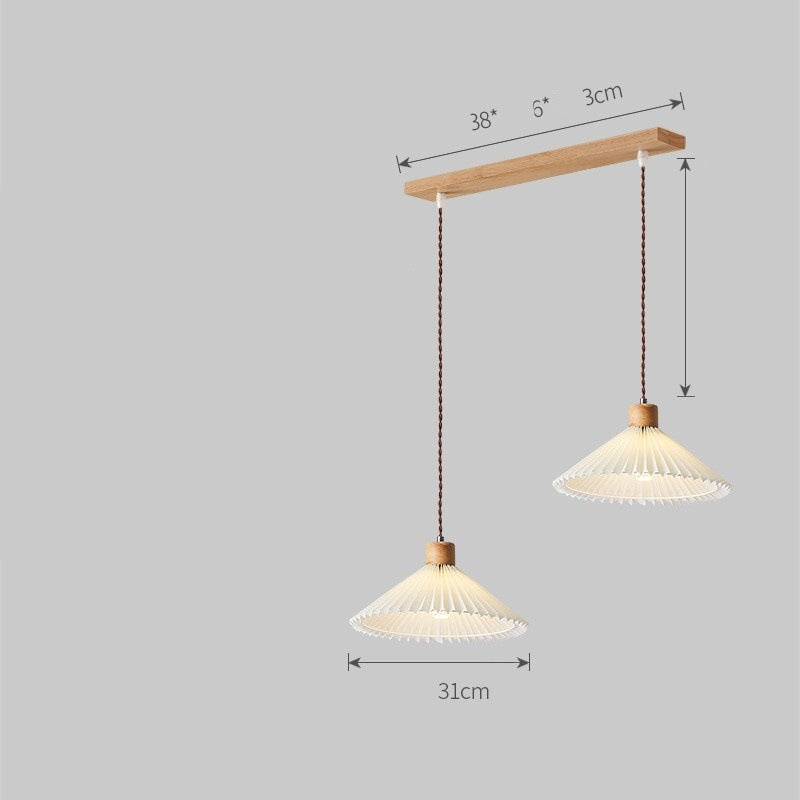 Brooke Chandelier | Nordic Pleated Pendant Light For Stylish Spaces