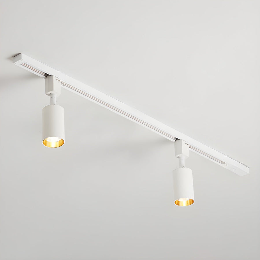 CylindraLight | Modern Sleek Black LED Track Lighting Fixture for Ceiling 1