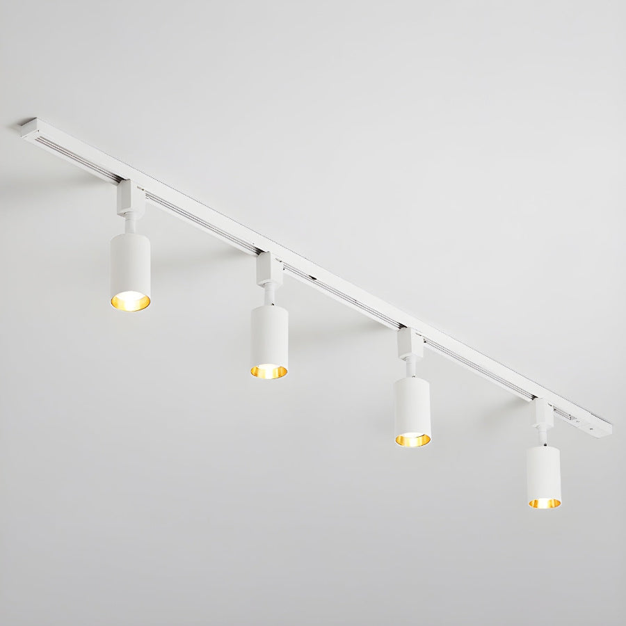 CylindraLight | Modern Sleek Black LED Track Lighting Fixture for Ceiling 13