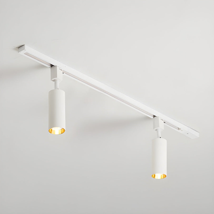 CylindraLight | Modern Sleek Black LED Track Lighting Fixture for Ceiling 3