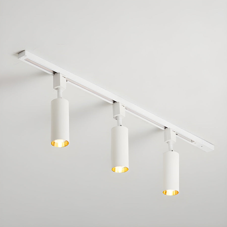 CylindraLight | Modern Sleek Black LED Track Lighting Fixture for Ceiling 7