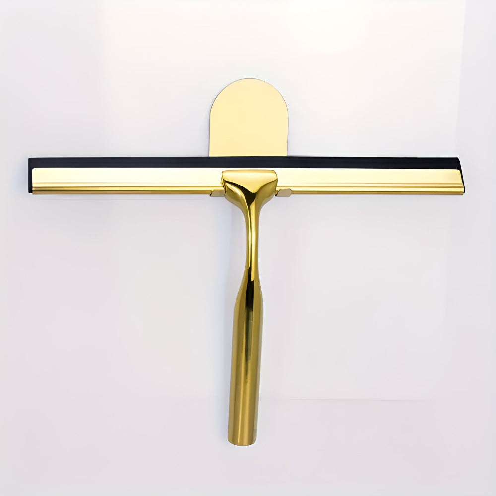 Elegant | Stainless Steel Shower Squeegee with Ergonomic Handle | Streak-Free Shine for Glass and Surfaces 0