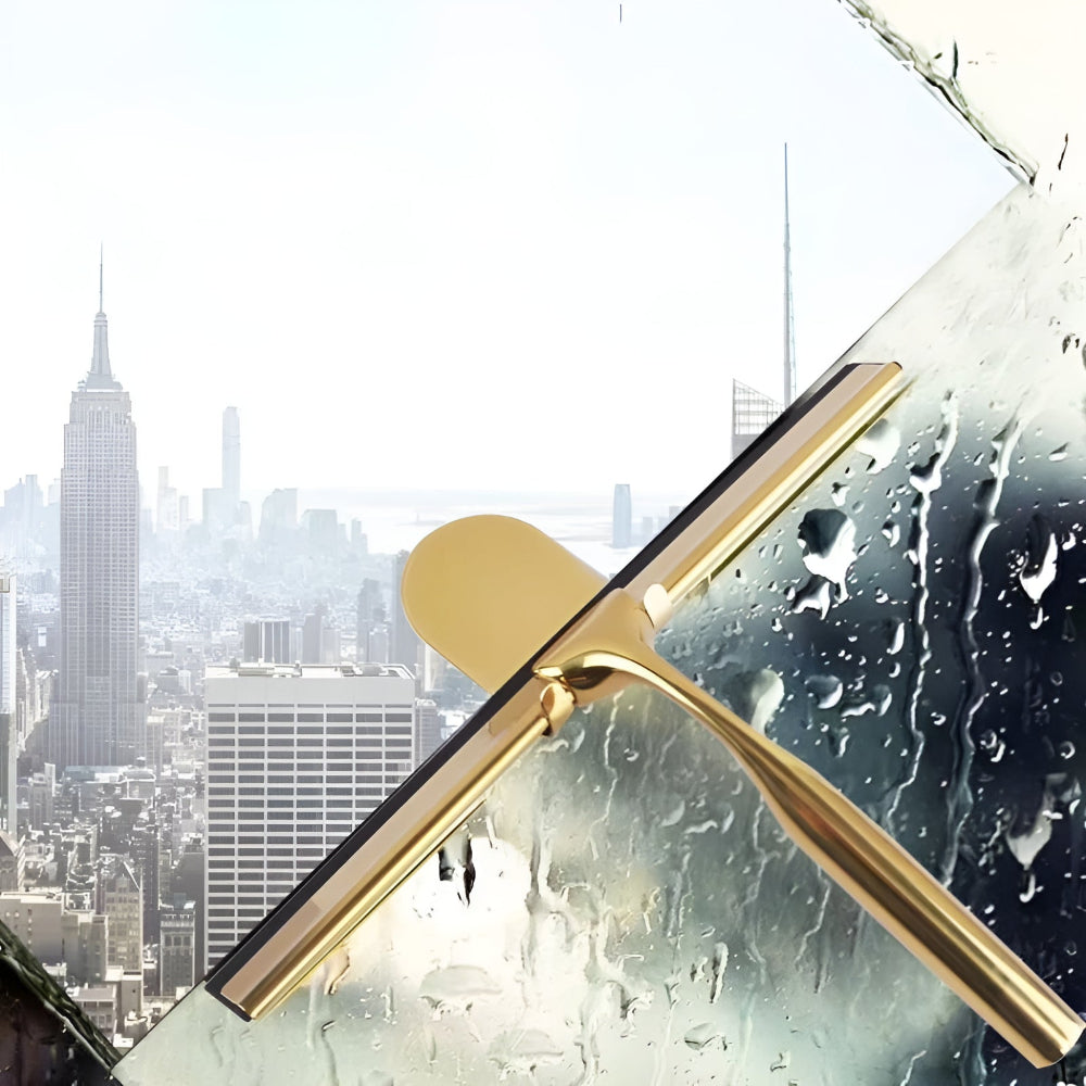Elegant | Stainless Steel Shower Squeegee with Ergonomic Handle | Streak-Free Shine for Glass and Surfaces 4