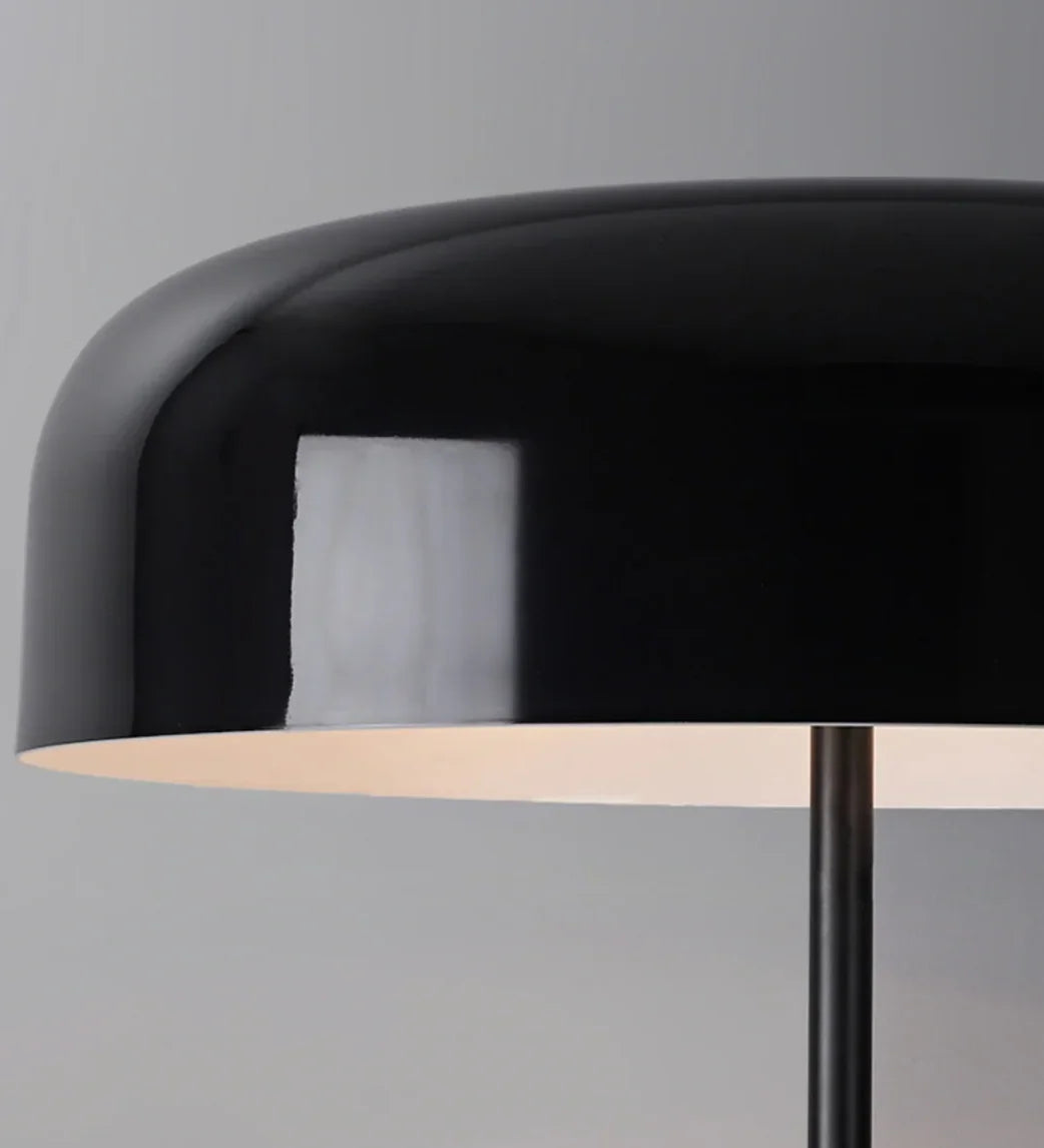 Elenorra | Elegant Walnut Wood Table & Floor Lamp with LED Lights 8