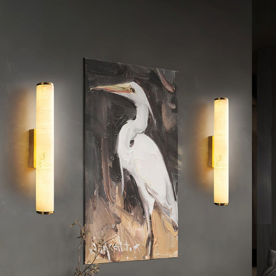 Elylume Elegant Minimalist Copper-Finished LED Wall Sconce 05