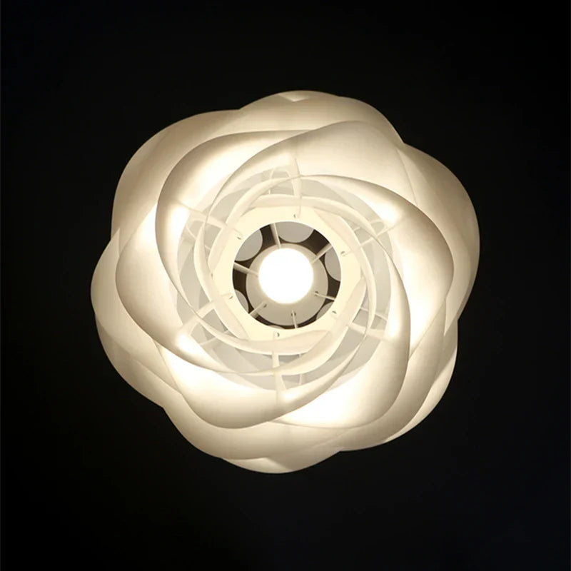 FloraLuxe | Enchanting Elegant Glass Rosary Ceiling Light Fixture 4