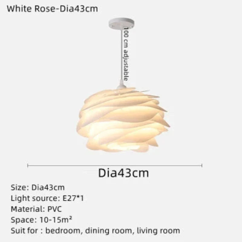 FloraLuxe | Enchanting Elegant Glass Rosary Ceiling Light Fixture 7
