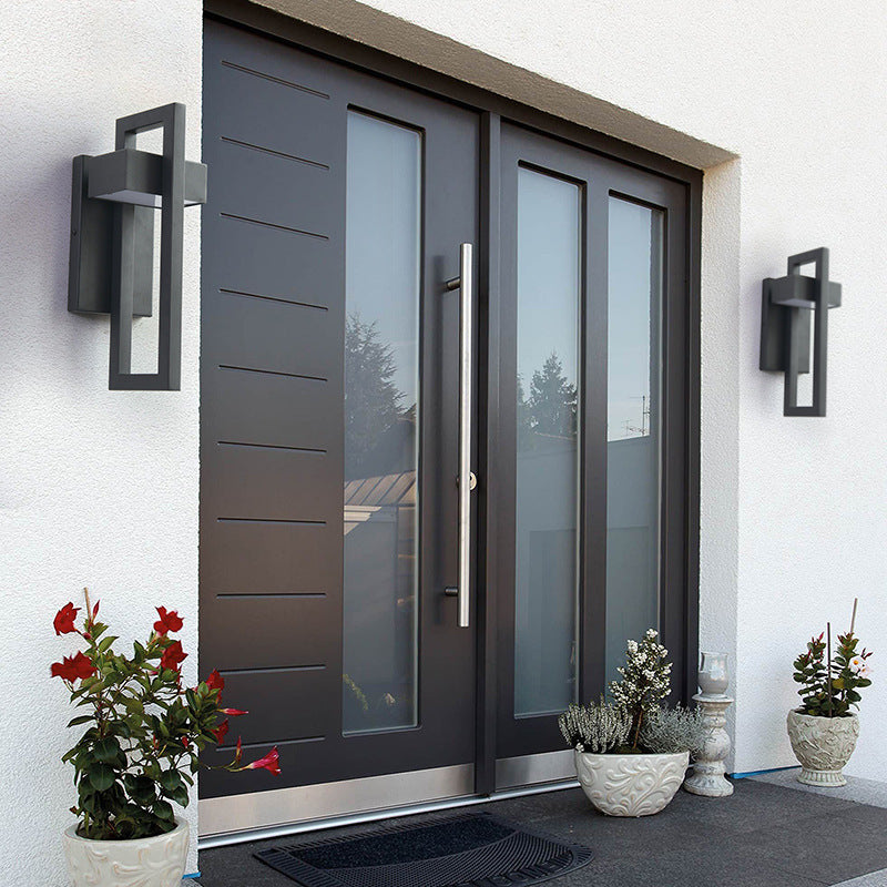 Glowcrest Outdoor Patio Wall Lamp | Minimalist Nordic Waterproof LED Light