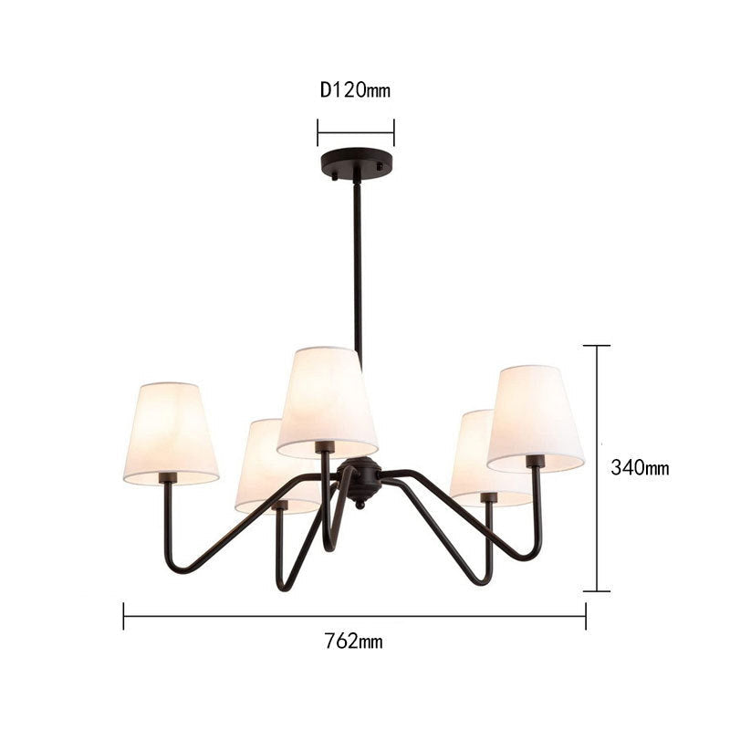 Glowforge Chandelier | American Retro Style Industrial Multi-Head Lighting