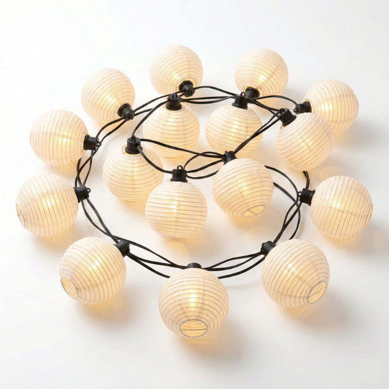 Haloria | Elegant Solar String Lights for Outdoor Patio Ambience