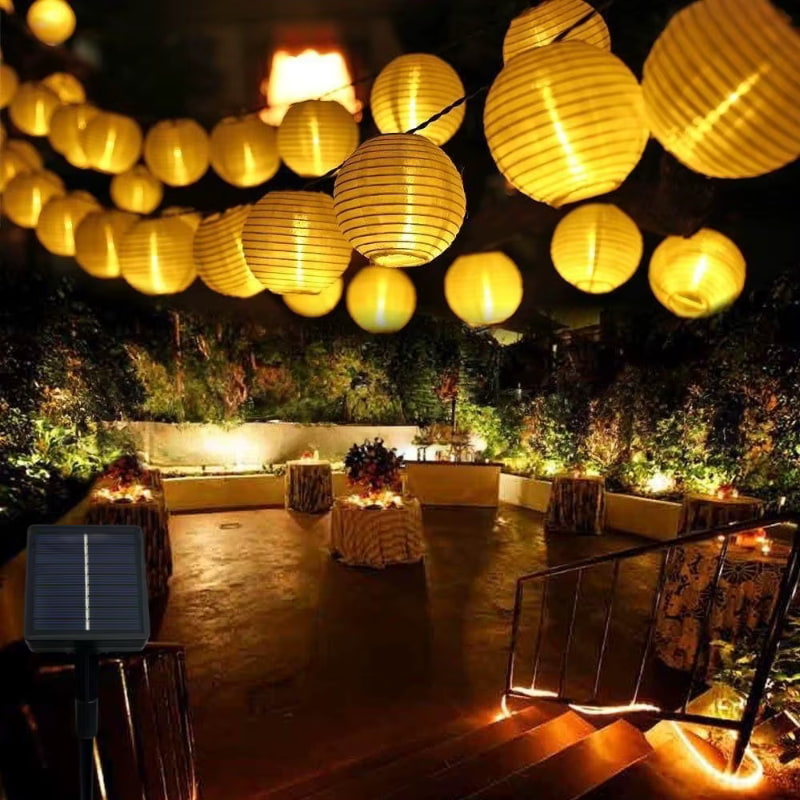 Haloria | Elegant Solar String Lights for Outdoor Patio Ambience
