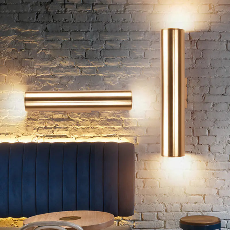 Hollister Wall Sconce | EmberForge Minimalist Gold Contemporary Light