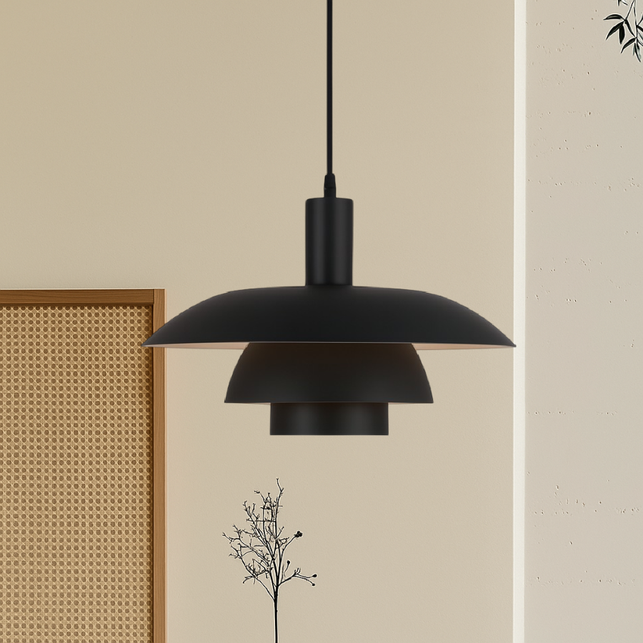 Iven | Stylish Black Pendant Light for Kitchen Island Lighting 9