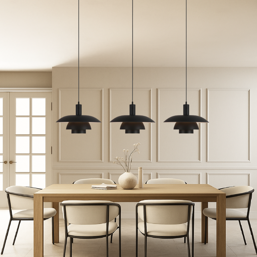 Iven | Stylish Black Pendant Light for Kitchen Island Lighting 5