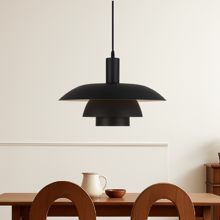 Iven | Stylish Black Pendant Light for Kitchen Island Lighting 7