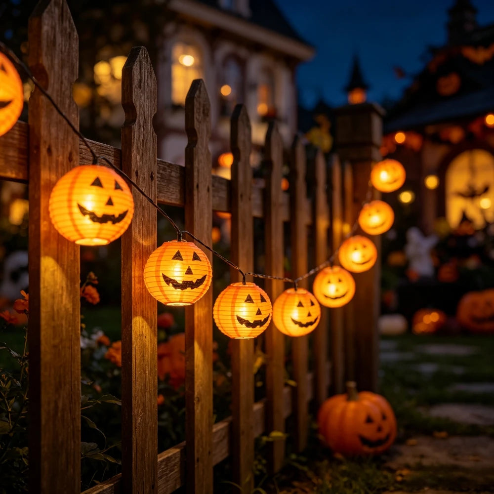 Luna Lantern String Lights for Halloween Decoration, 5M/8M Length 0