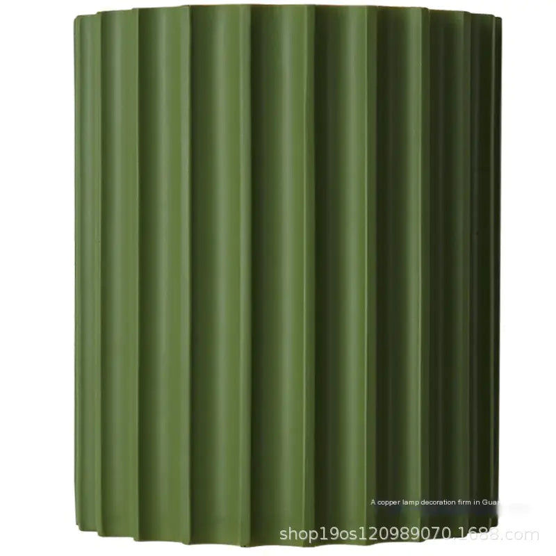 KLEIN Nordic Minimalist Wall Light | Modern Ribbed Cylinder Sconce