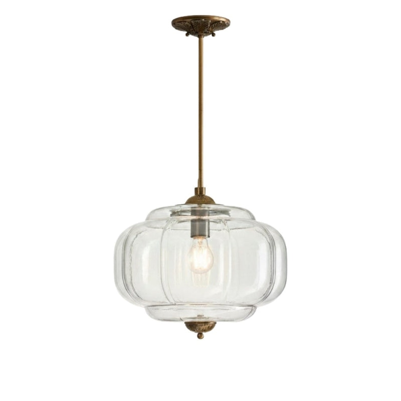 Kivaro | Luna Glass Pendant Light for Adjustable Kitchen Lighting