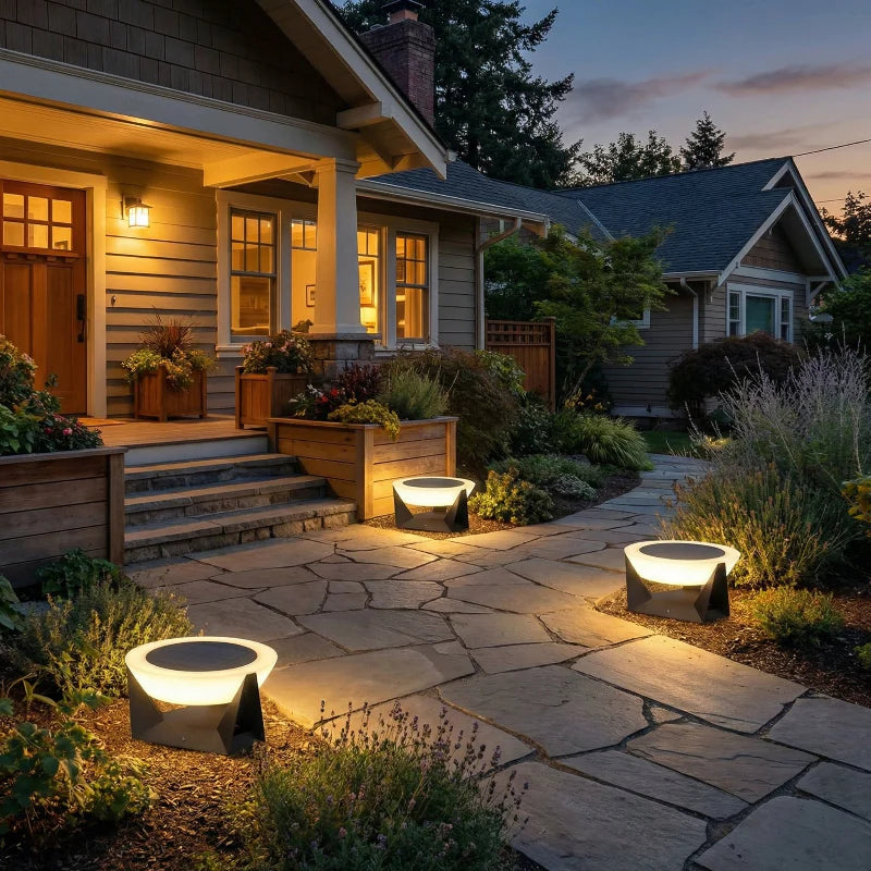 Leni | Modern Stylish Solar Outdoor Garden Light with Remote Control 2