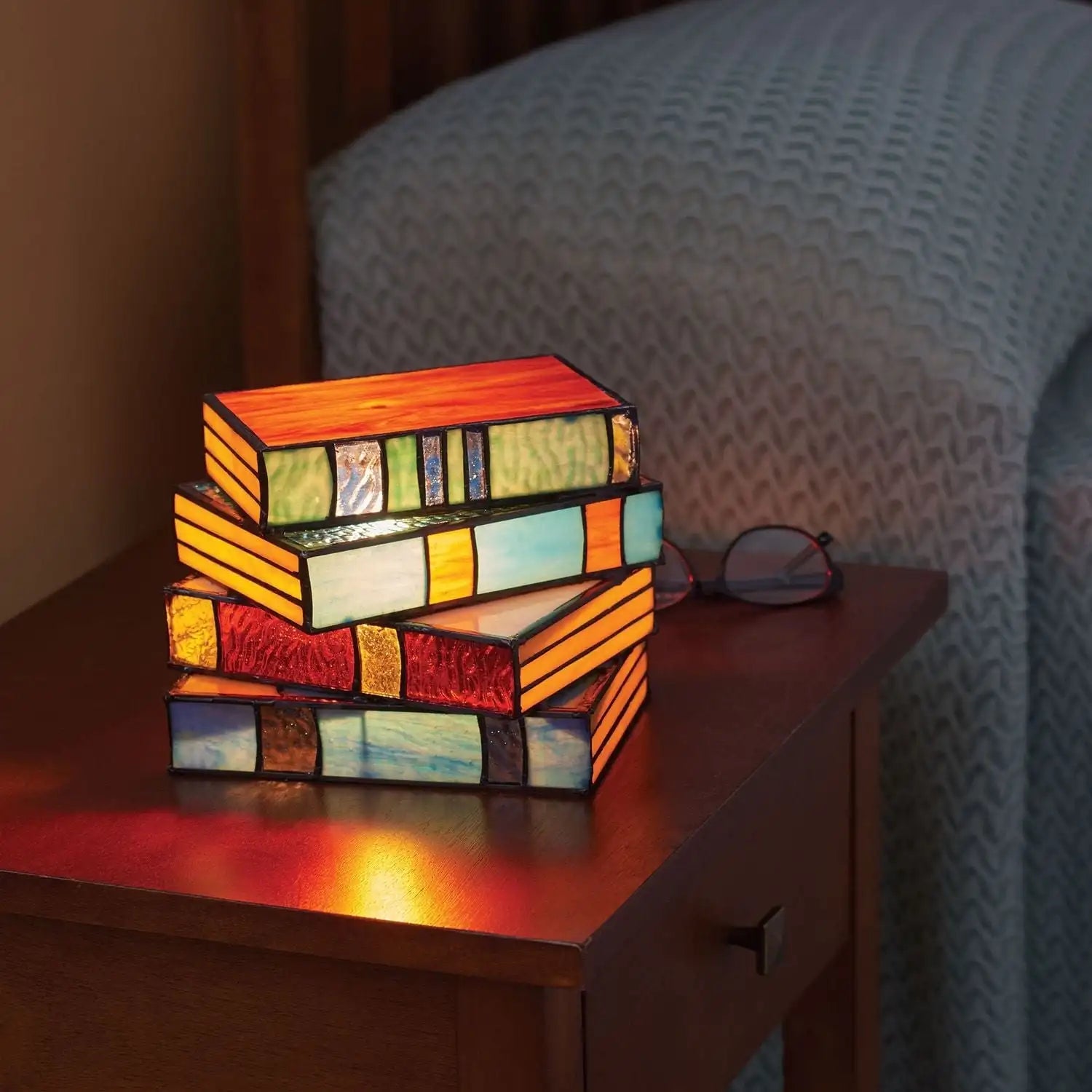 LiteraryGlow | Artistic Colorful Plastic Reading Lamp Design 0